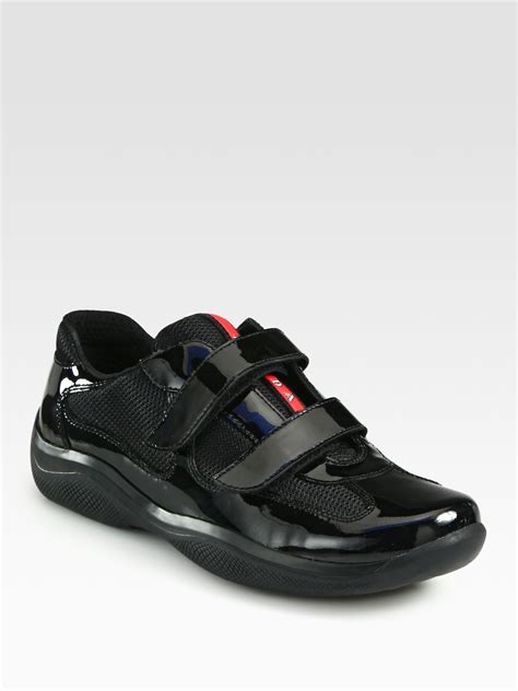 prada americas cup sneakers used|prada america's cup low top black mesh.